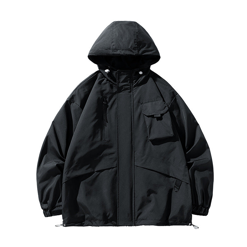 Men's Shell Jacket Cargo Jacket Coat All-match Casual Handsome