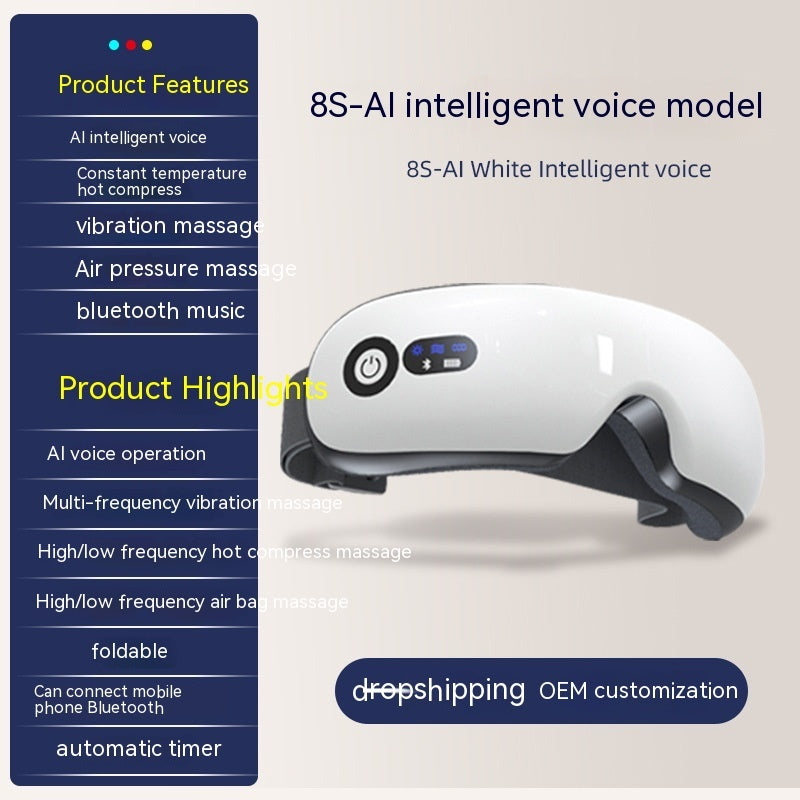Eye Care Machine Hot Compress Airbag Vibration Massage