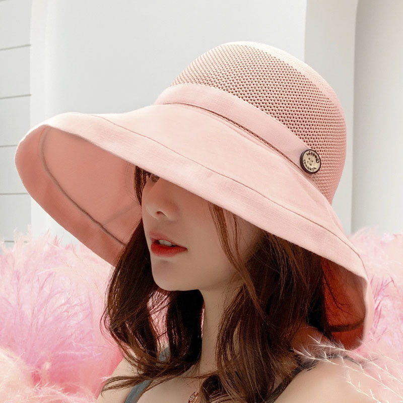 Summer Bucket Hat Women's UV Protection Big Brim Sun Hat