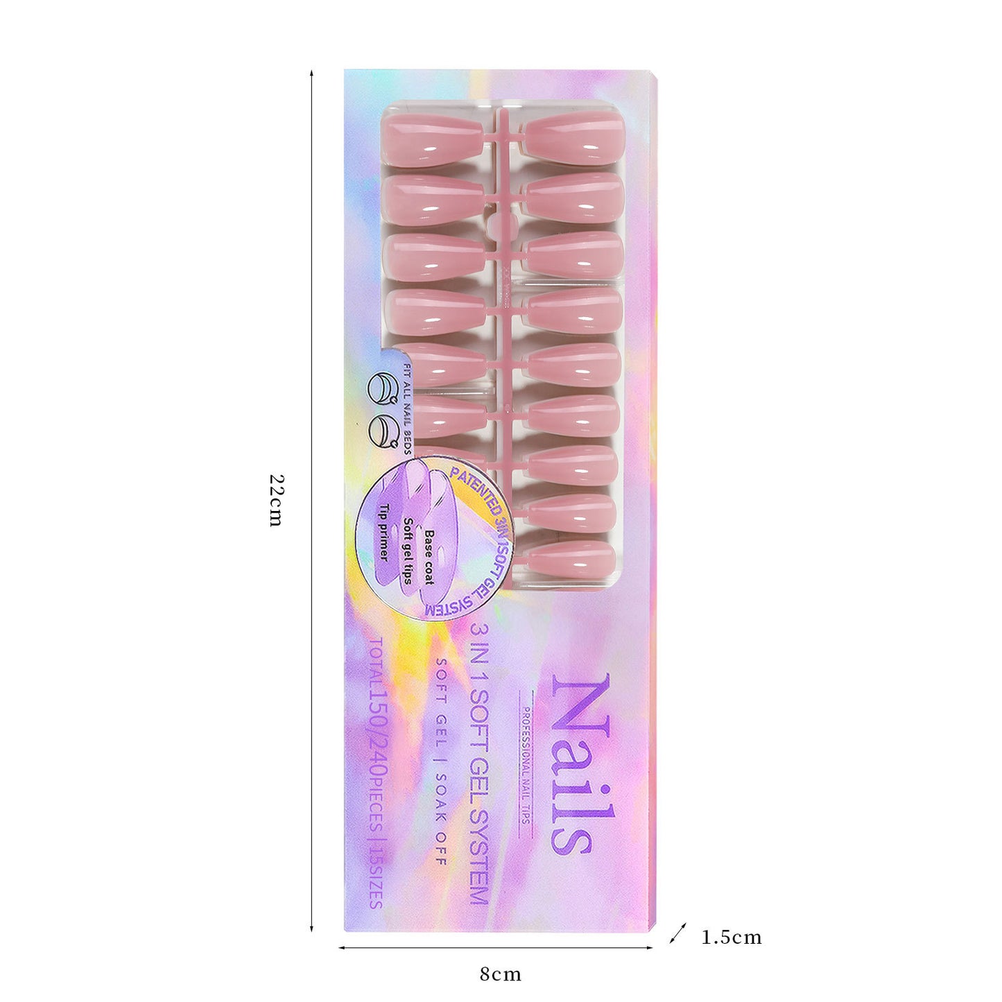 Nude Seamless Wear Armor Removable Nail Stickers