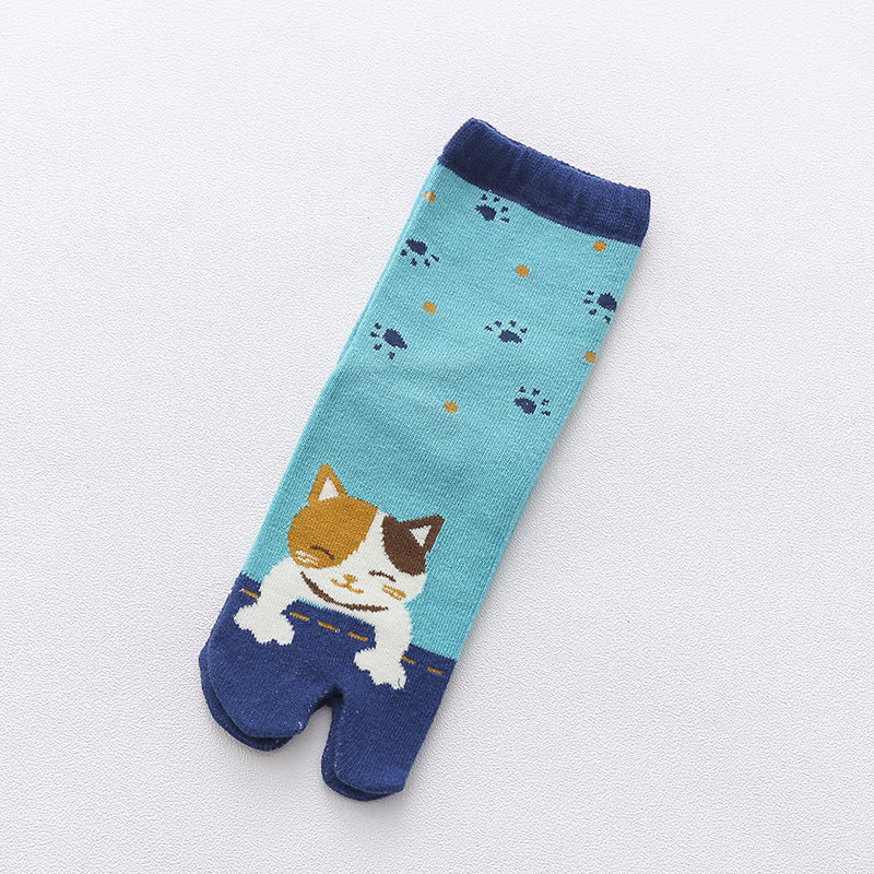 Winter Cartoon Animal Sweat Absorbing Warm Women's Socks