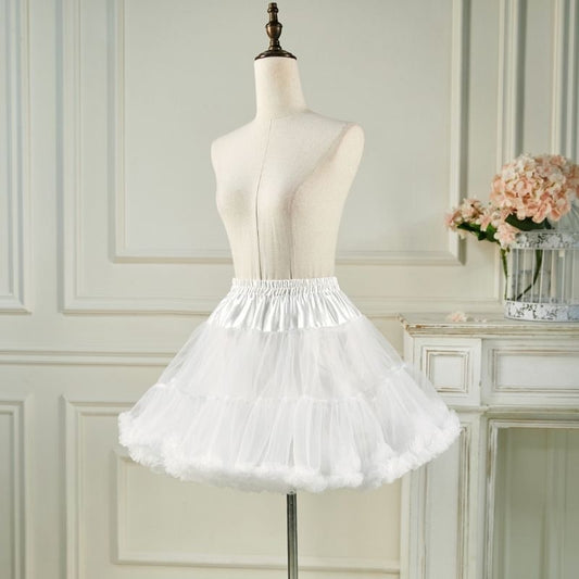 Krinoline Benløs Blød Slør Lolita Prinsesse Pettiskirt Candyfloss Skyer Krinoline