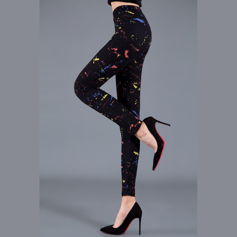 Small Feet Stretch Women's Nine-point Pants Stretch Tights