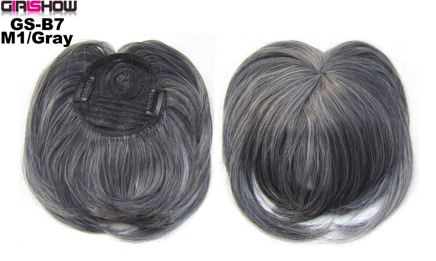 High Temperature Silk Chemical Fiber Wig Top Heart Bangs, Peach Heart Bangs On The Top Of TheHead