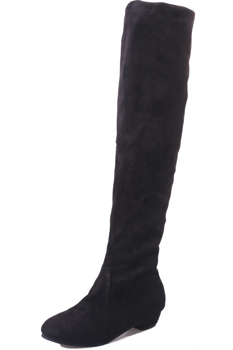 Autumn And Winter New High Leg Boot Long Over-the-knee Boots Flat Boots Children