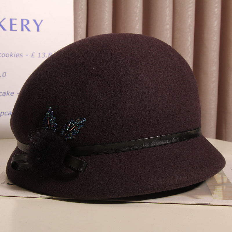 Autumn And Winter Small Brim Fisherman Basin Hat