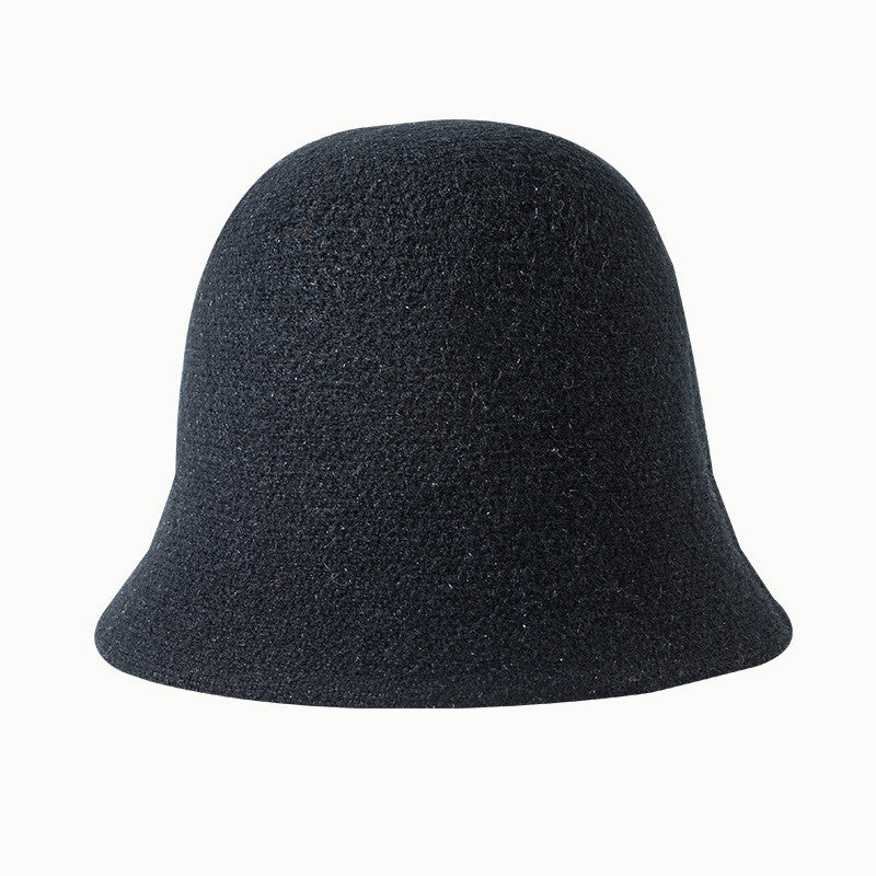 Fashionable All-match Plaid Woolen Hat