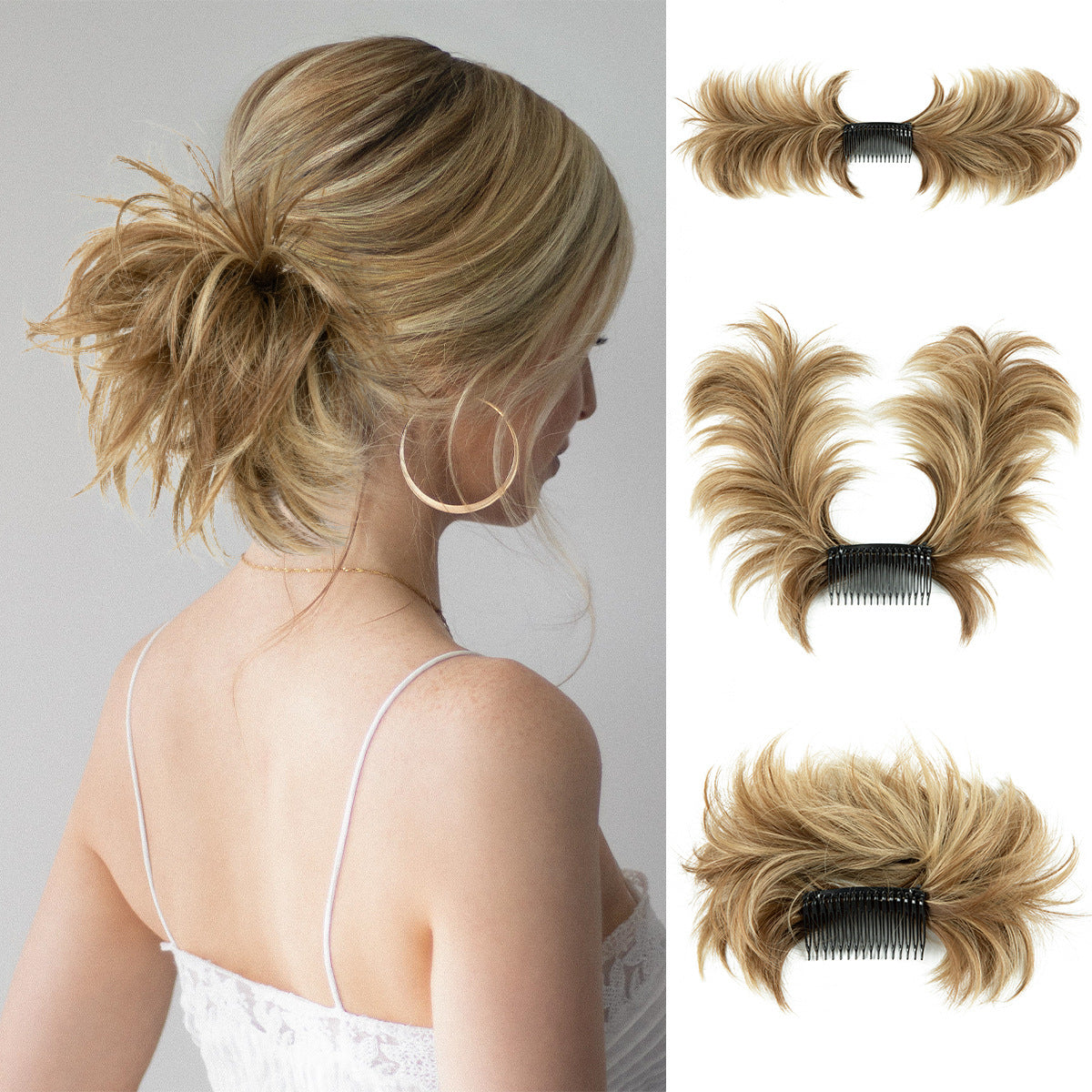 European And American Wig Set Women's Adjustable Grip