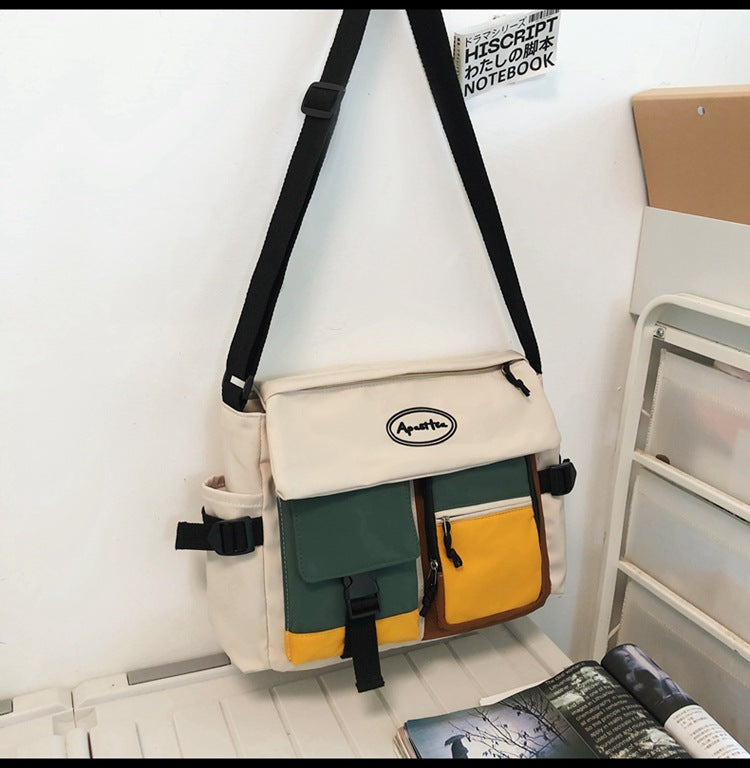 Large Capacity Canvas Casual Shoulder Bag