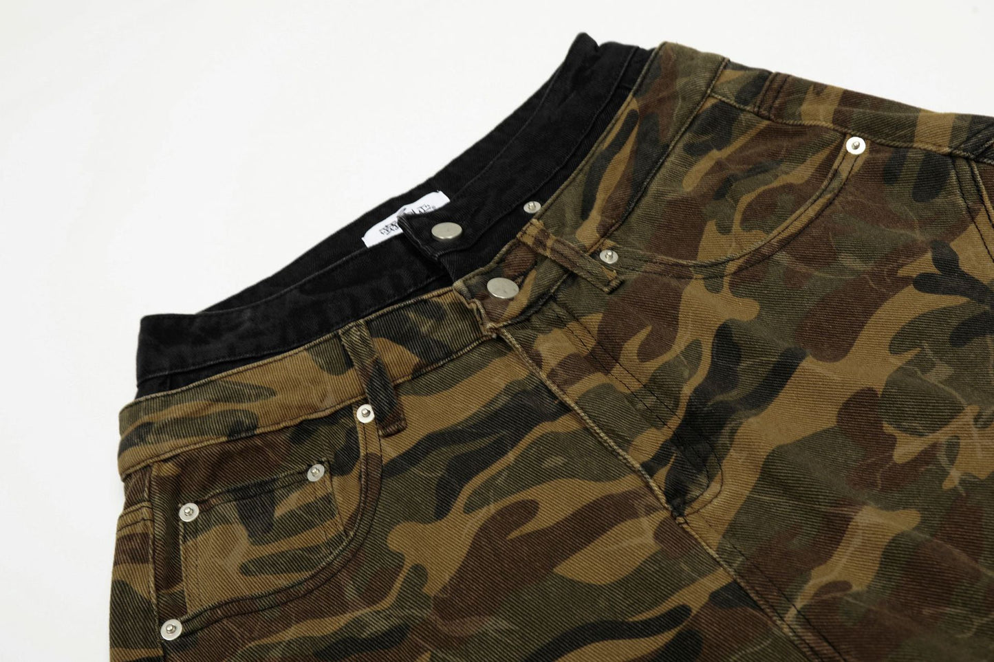 Men's And Women's Camouflage Loose Design Casual Shorts