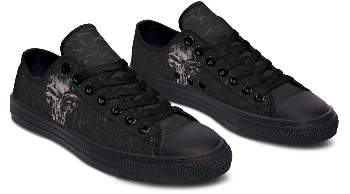 Fashion Print Couple Low-Top Canvas Shoes