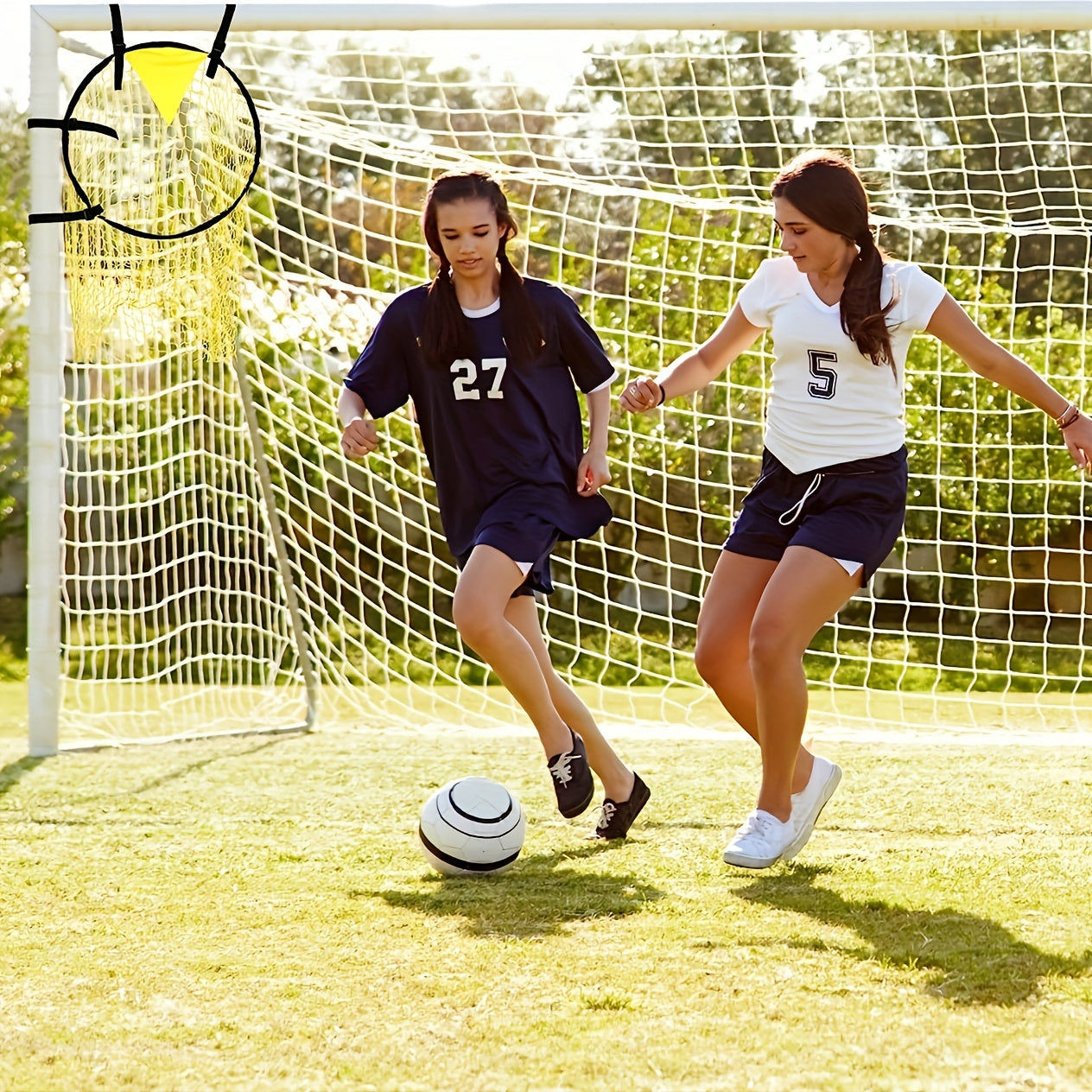 Soccer Training Goal Net Portable Sports Soccer Goal Practice Throwing Training Soccer Net
