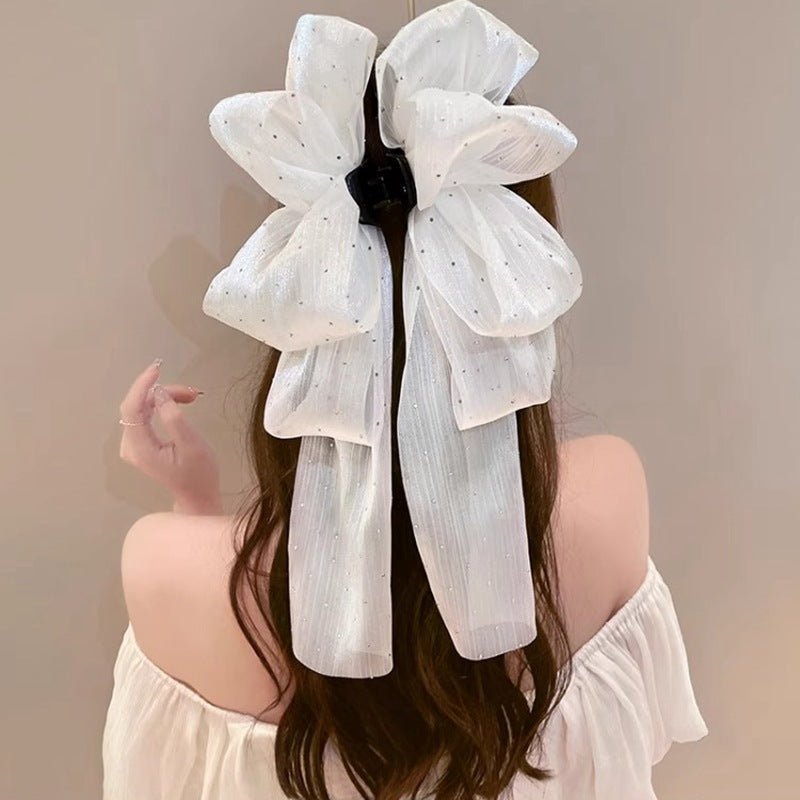 Super-fairy Floral Starry Bow Ribbon Grip High Sense
