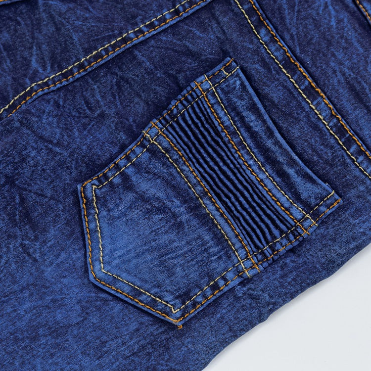 Drenge Flat Stretch Slim Lange Jeans
