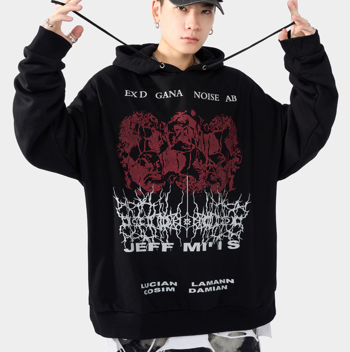 Unisex Hættetrøje Tide Brand Løs Sweater High Street