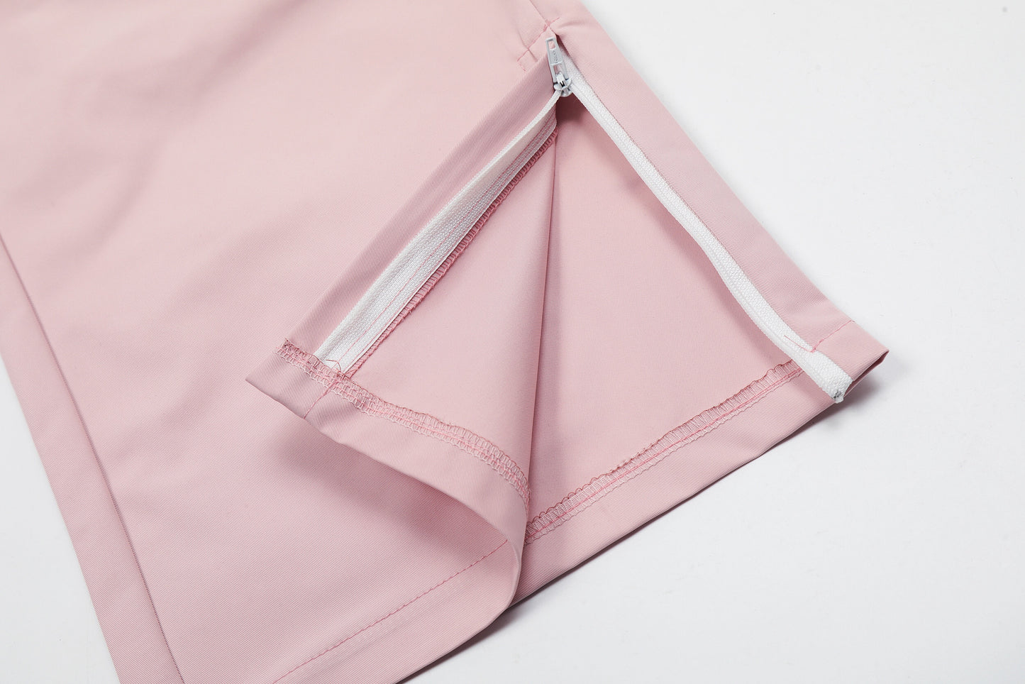 Women's Retro Pleated Pink Overalls