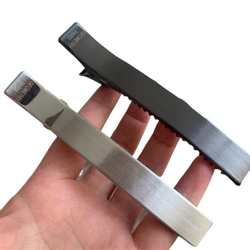 Korean Simple Word Duckbill Sub-large Hair Clip