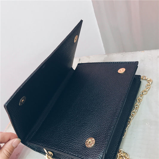 Vintage Fashion Letter Book Style Pu Purse Daily Clutch Bag Ladies Shoulder Bag Handbag Women's Crossbody Mini Messenger Bag
