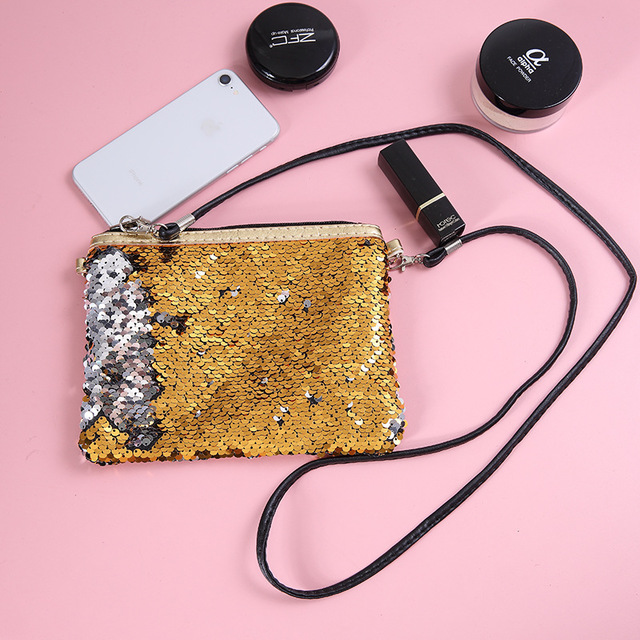 Sparkly one-shoulder bag