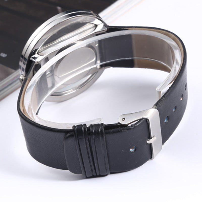 Trendy mode dame hule kreative quartz ur