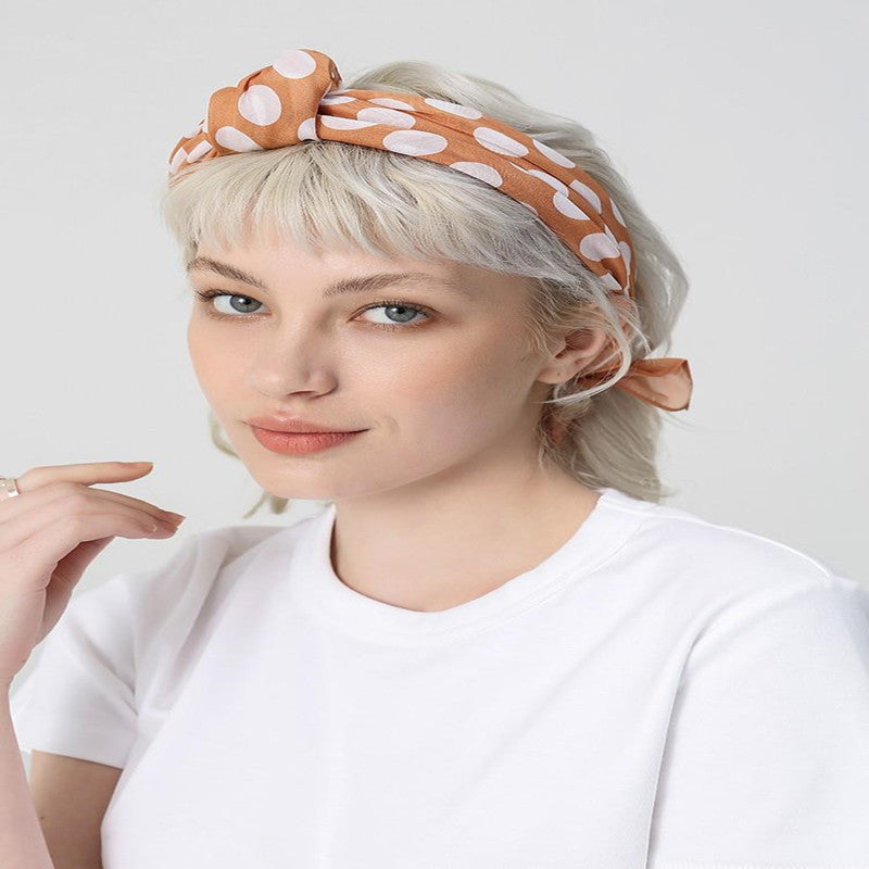 Polka dot scarf
