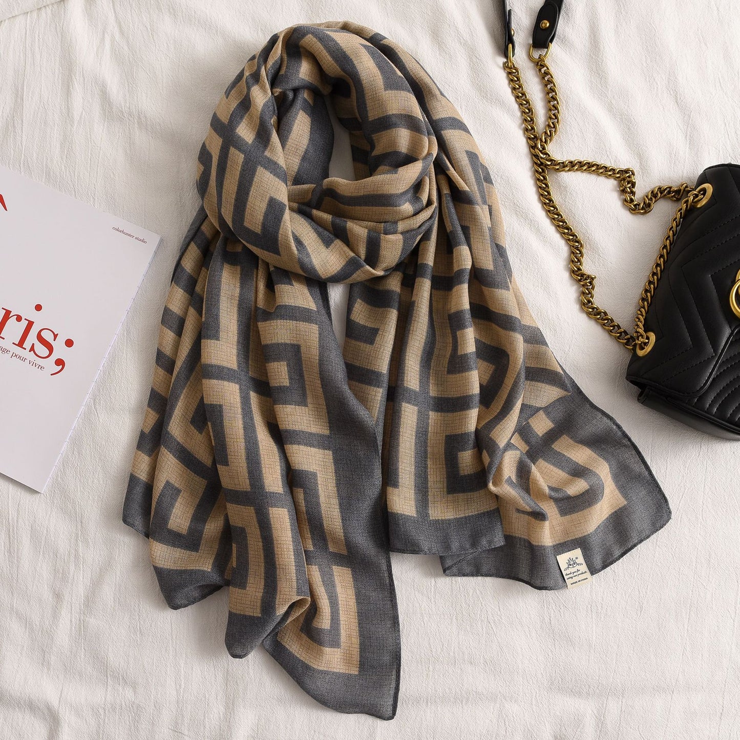 All-match warm scarf dual-use