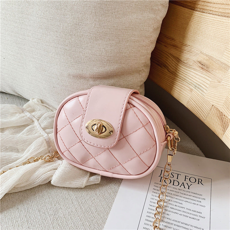 Children's mini diamond chain crossbody bag