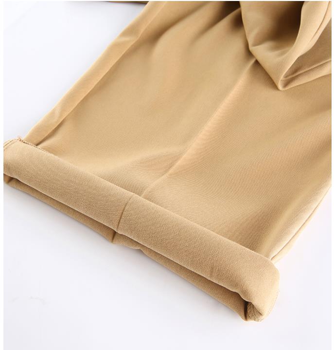 Women's Retro High Waist Slim Loose Casual Pants