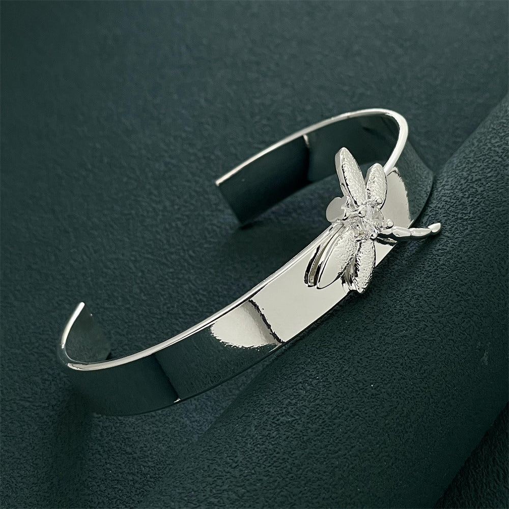 Silver-plated Dragonfly Bracelet A Trendy Social Media-famous Style