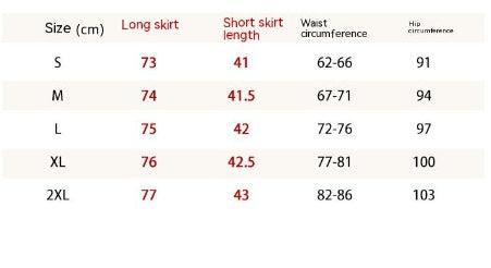 Black Skirt High Waist Slimming
