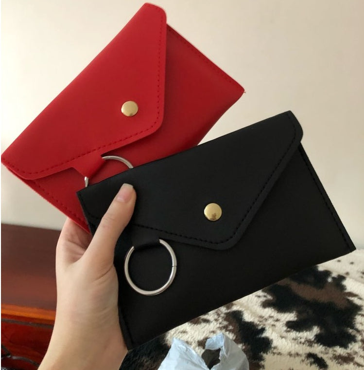 Fanny Pack Women Belt Bag Leather Waist Bag Fashion Women's Pure Color Ring PU Messenger Shoulder Chest pochete homem C25