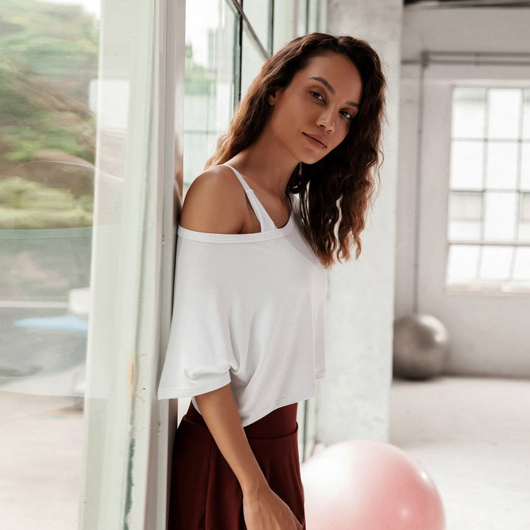 Top Women's Breathable Quick-drying T-shirt Short-sleeved Yoga Clothes