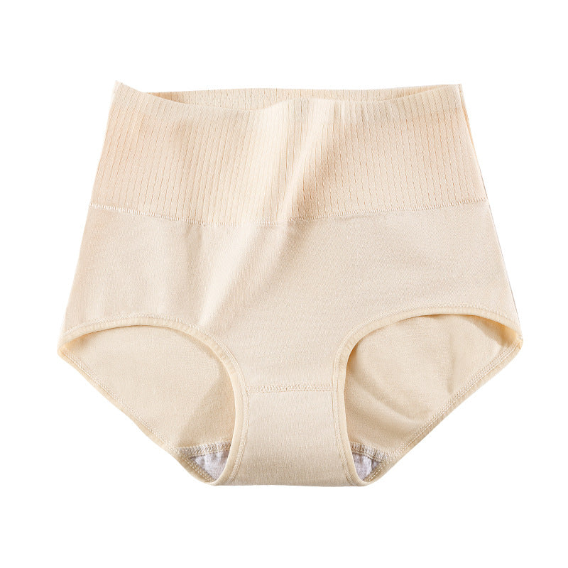 Purified Cotton Belly Contracting Hip Raise High Waist Underwear