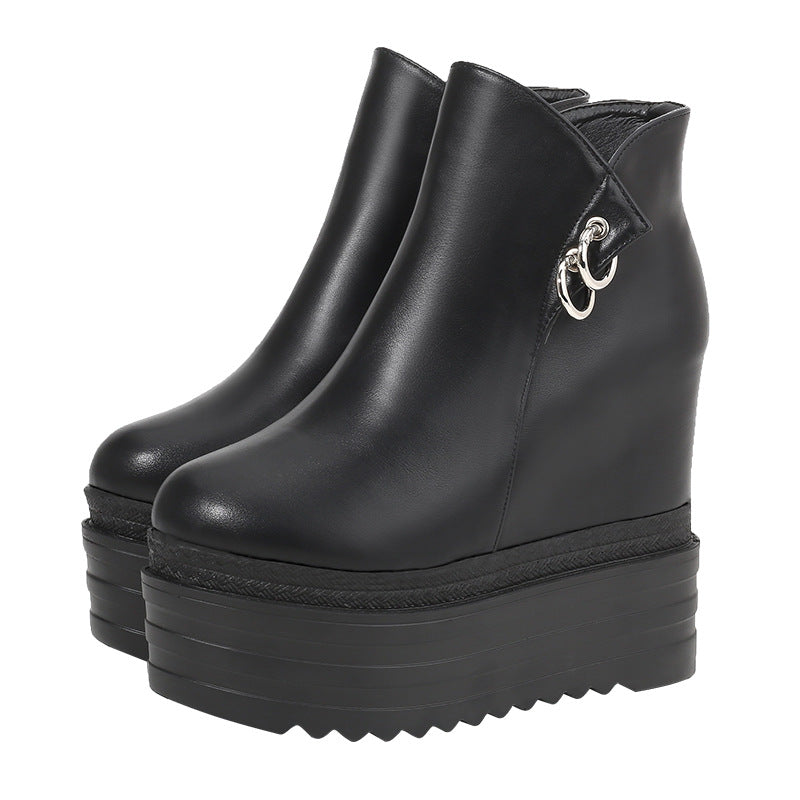 All-match inner heightening Martin boots