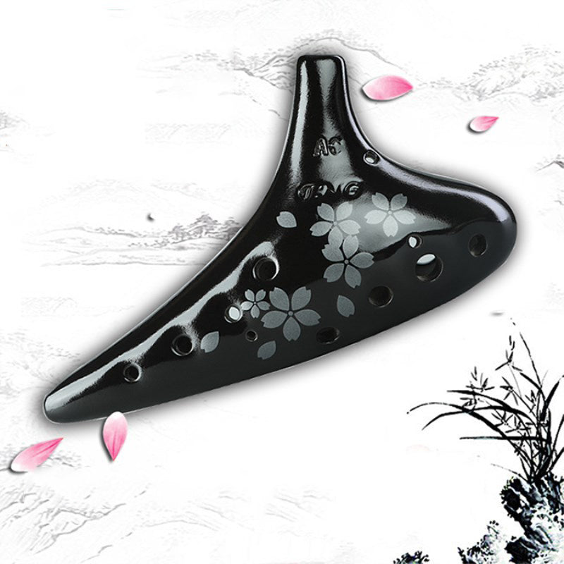 Burning Ocarina 12 Hole Alto