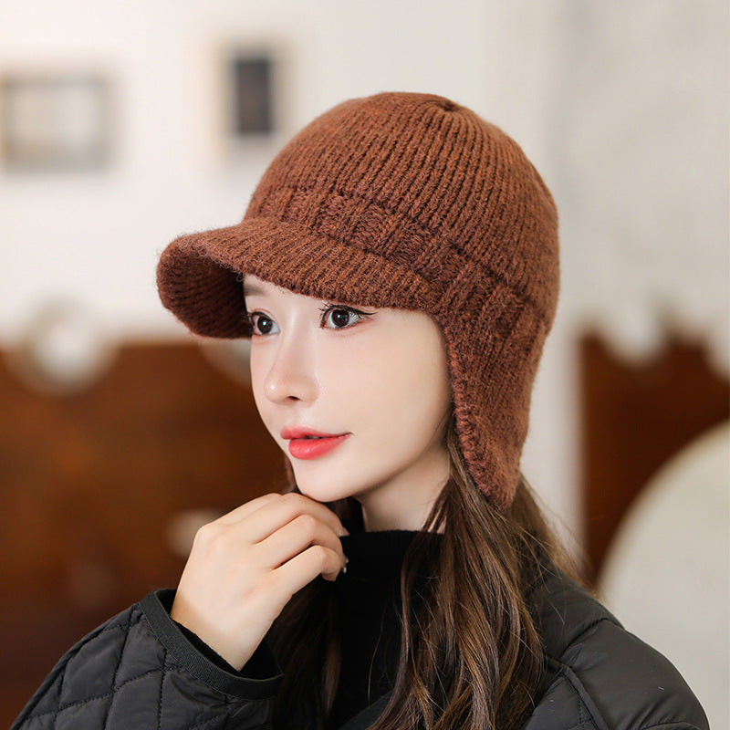 Women's Fashion Knitting Wool  Ear Protection