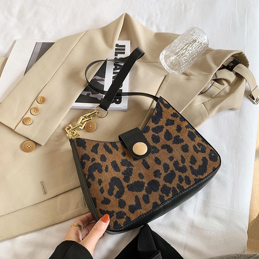 Fashion Casual Houndstooth Chain Underarm Bag