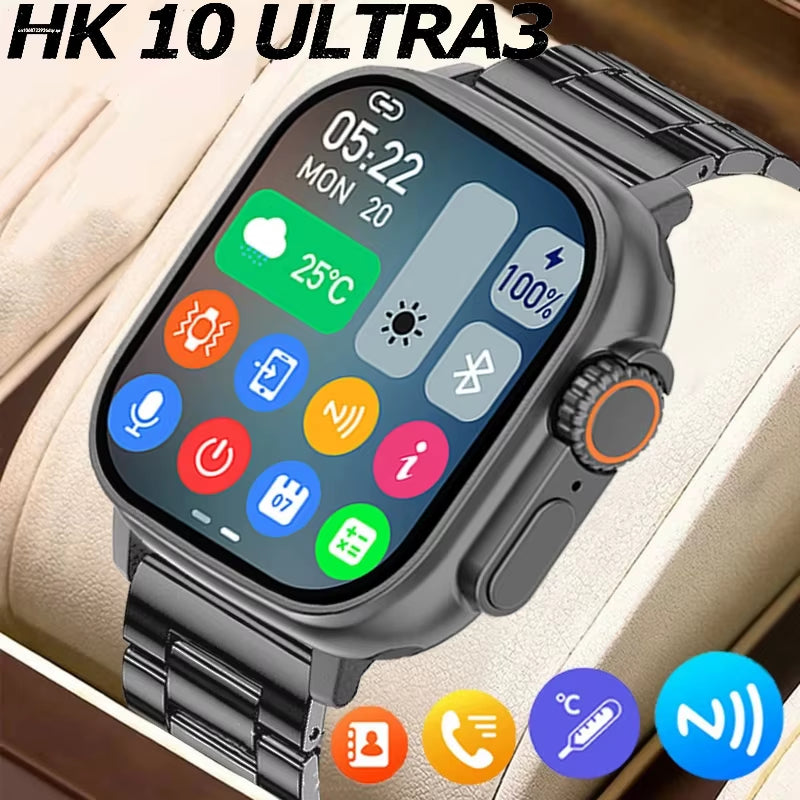 New T900 Watch Ultra Smart Watch 49Mm 2024 NFC Men Women GPS Track Bluetooth Call BT Music Games Wireless Charging Smart Watch