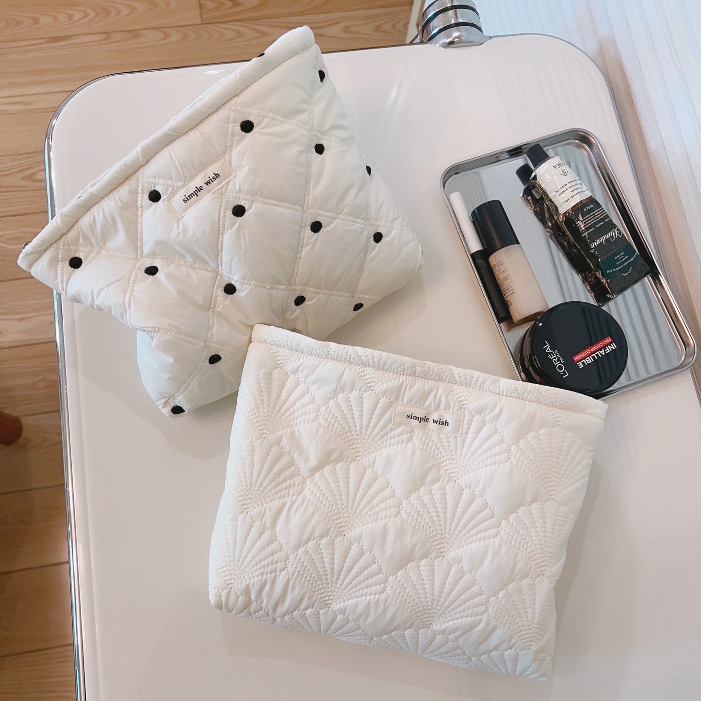 Women's Handbag Cosmetics Storage Bag Thick Soft