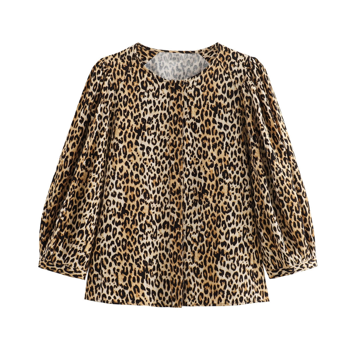 Crew Neck Casual Loose Printed Shirt