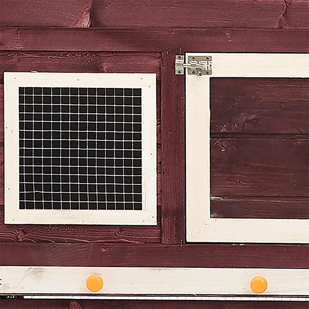 rabbit hutch mocha and 140x solid fir wood