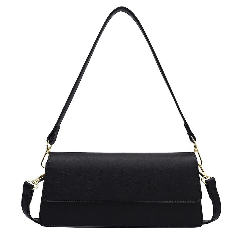 Korean Style Messenger Bag Underarm Shoulder Solid Color Small Square Bag