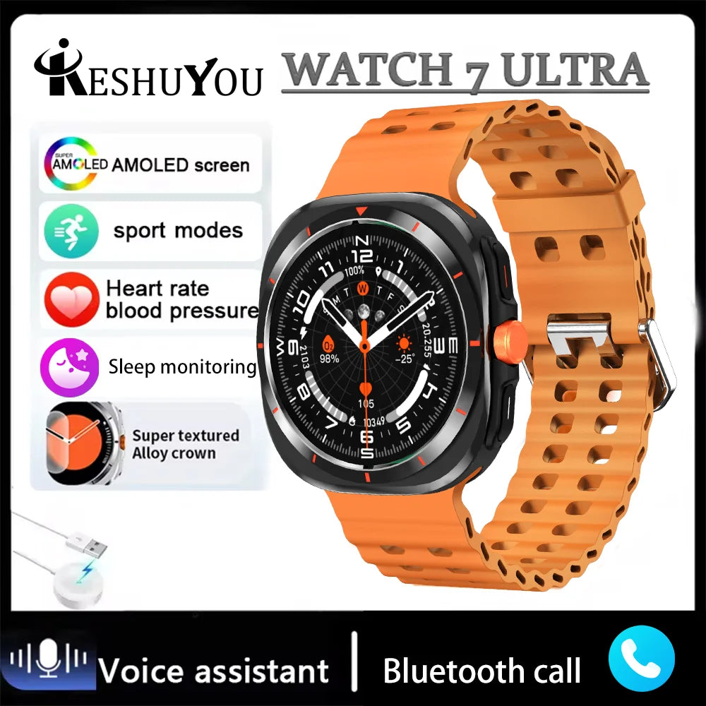 New Smart Watch Classic Men Women Smart Watch HD AMOLED Voice Call Gesture Answer Customized Dial Sports Smart Watch