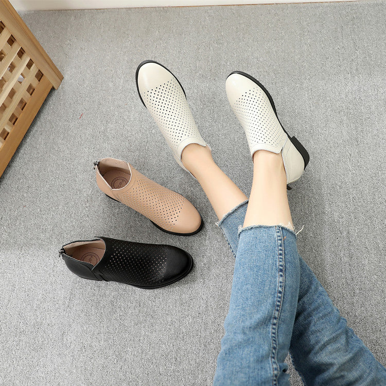 Leather Cattle Tendon Soft Sole Breathable  Boot