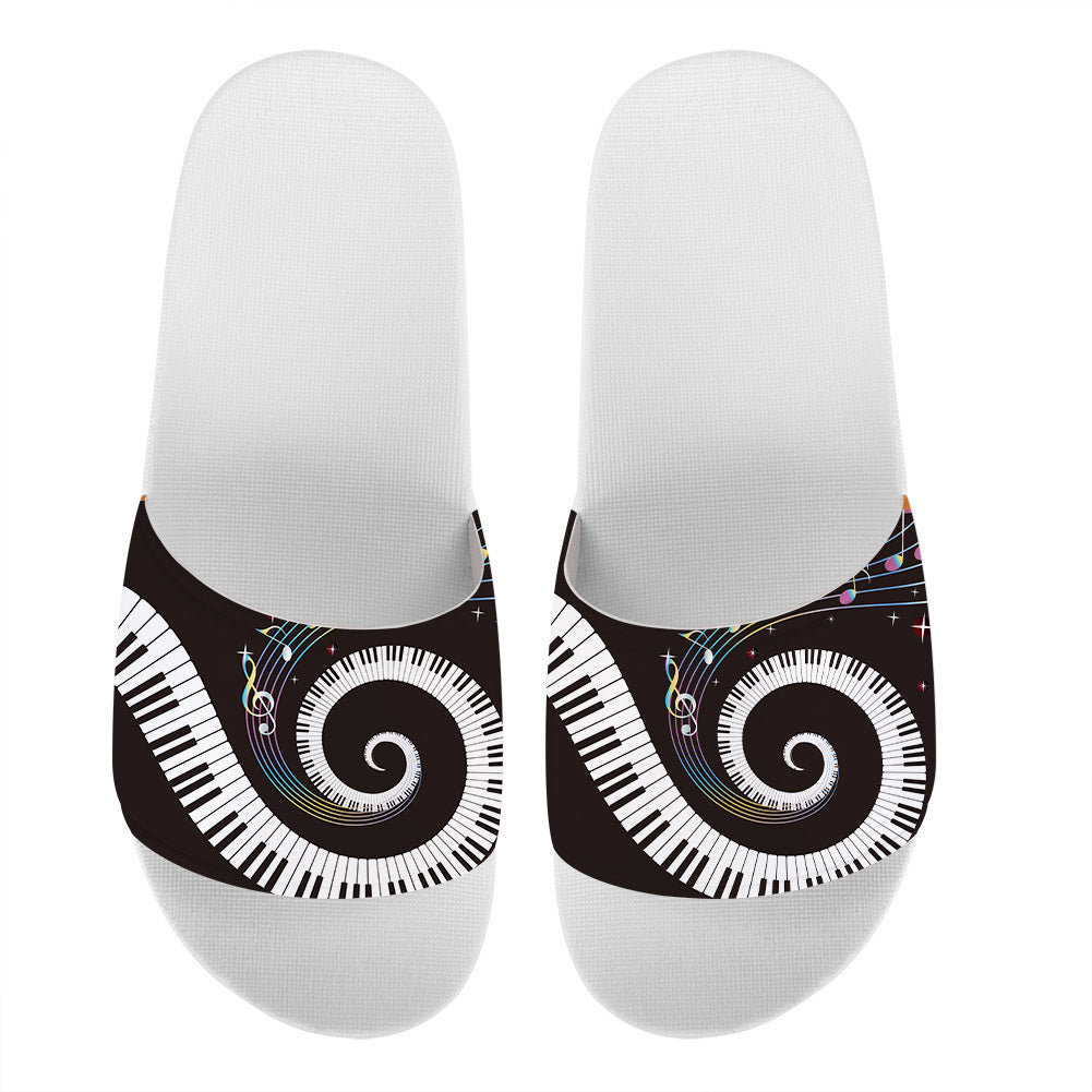 Printed slippers