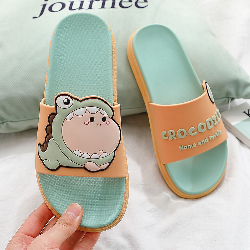 Cute Cartoon Fashionable Household Dinosaur Slippers