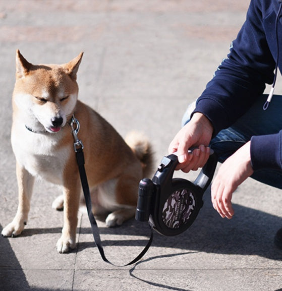 Dog automatic retractable tractor