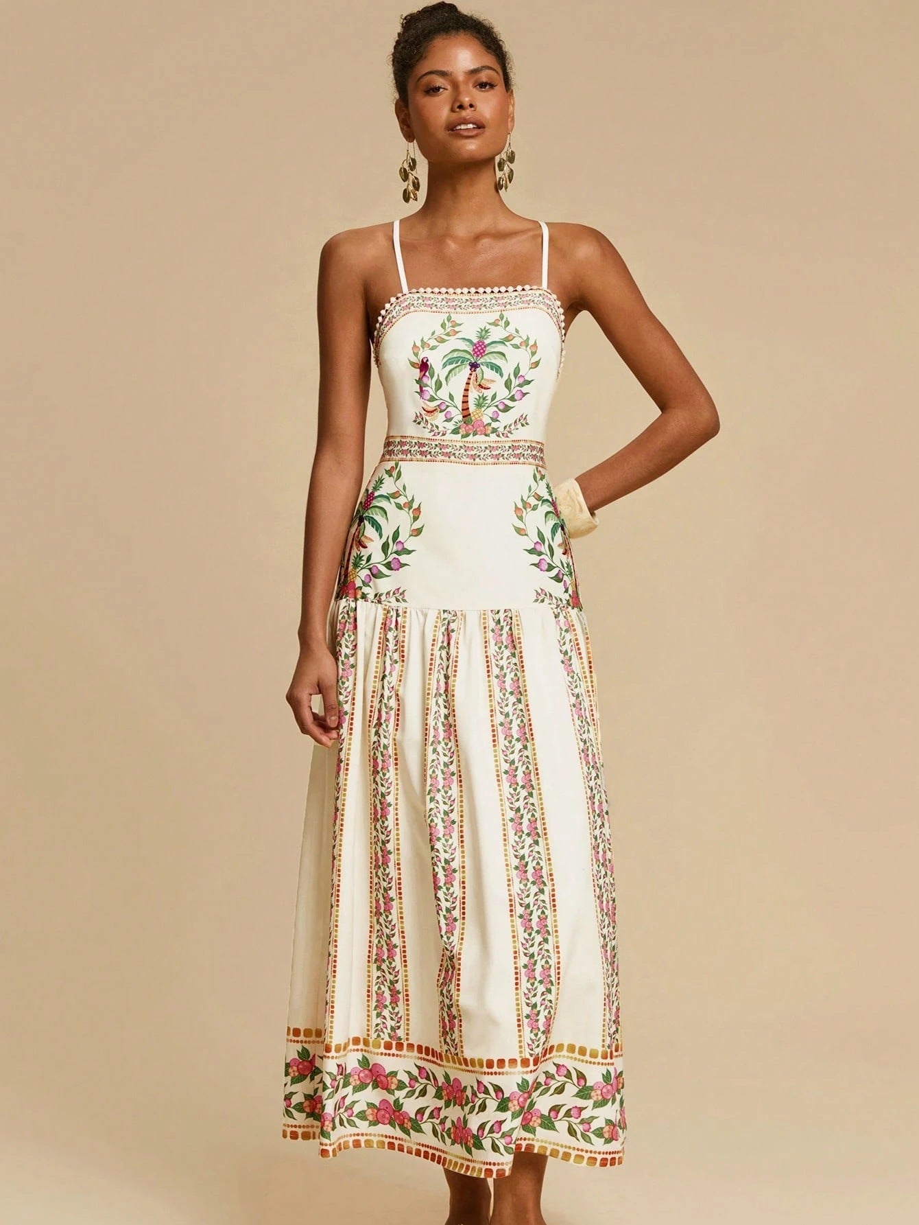 New Fashion Printing Slip Dress