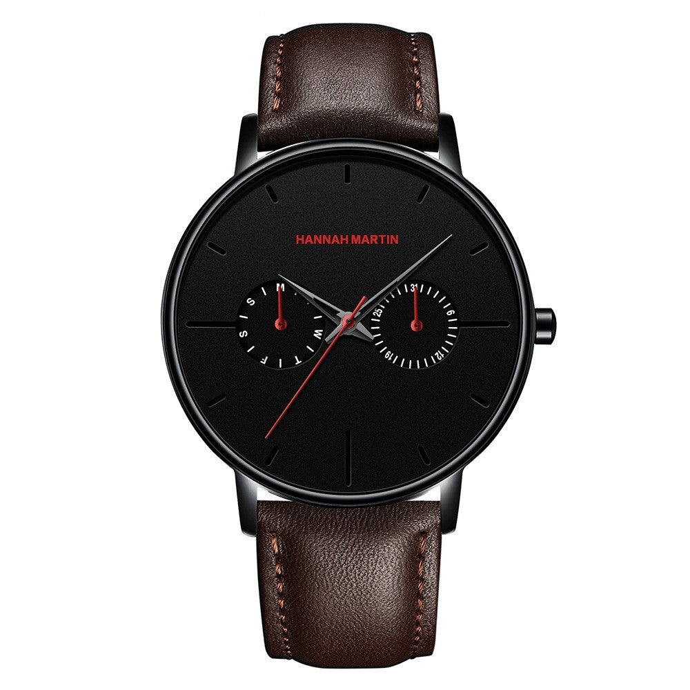 The first layer of leather watch
