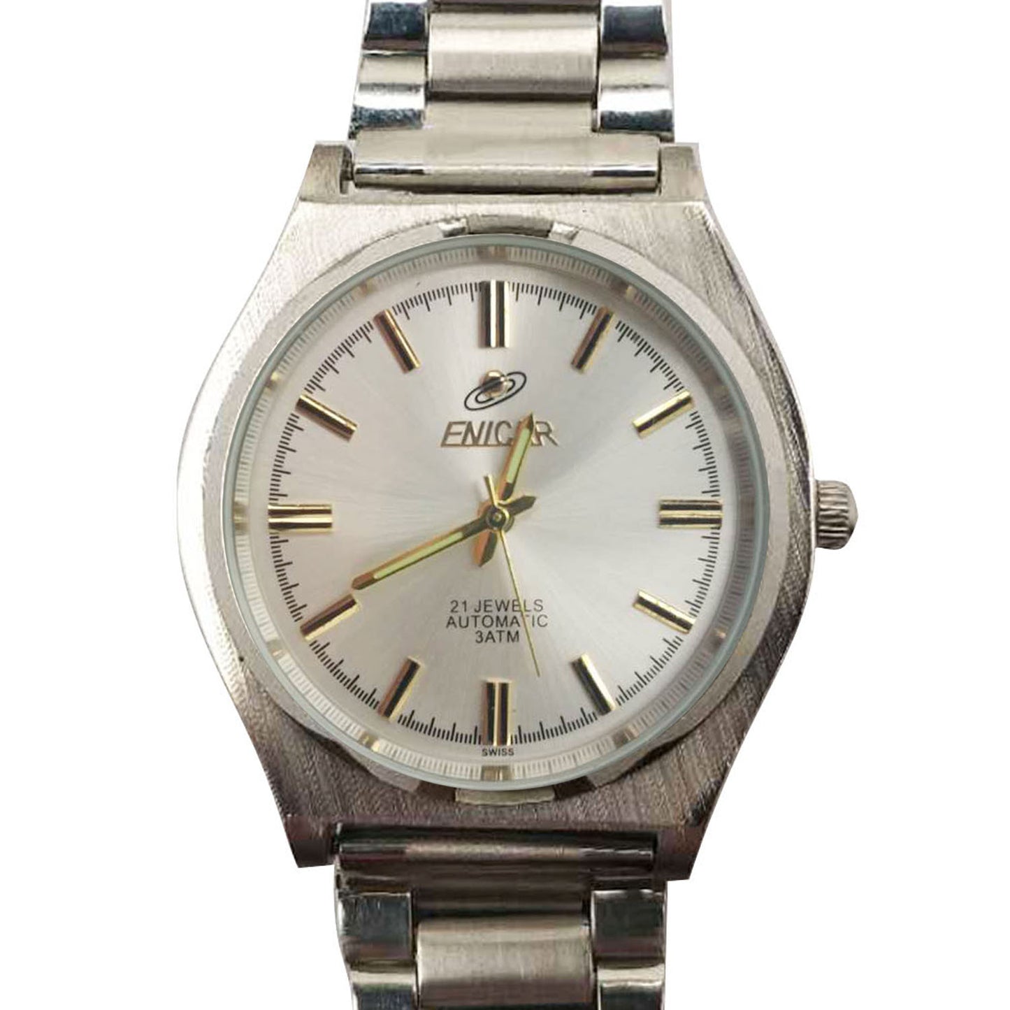 Inger 3 star stainless steel double calendar electronic watch